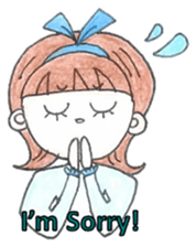 Dreamy girl sticker #2817336