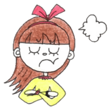 Dreamy girl sticker #2817338