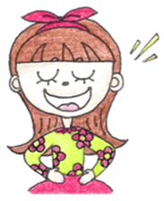 Dreamy girl sticker #2817343