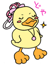 Lovely yellow children2 sticker #2817735