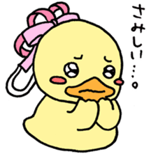 Lovely yellow children2 sticker #2817737