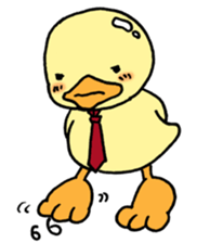 Lovely yellow children2 sticker #2817739