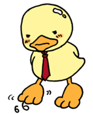 Lovely yellow children2 sticker #2817739