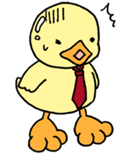 Lovely yellow children2 sticker #2817740