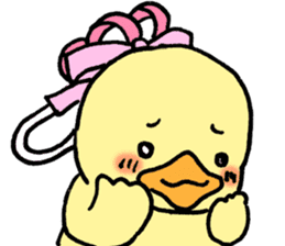 Lovely yellow children2 sticker #2817743