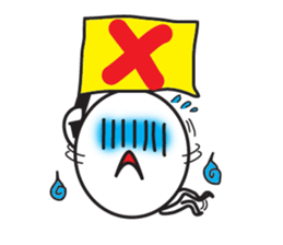 Ghost-kun cute egg sticker #2818612