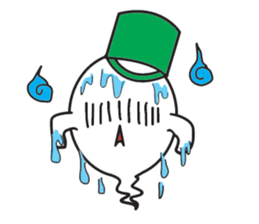 Ghost-kun cute egg sticker #2818616