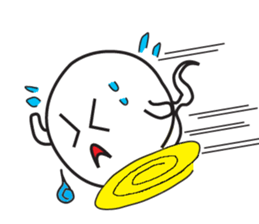 Ghost-kun cute egg sticker #2818627