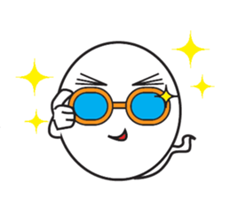 Ghost-kun cute egg sticker #2818628