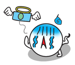 Ghost-kun cute egg sticker #2818630