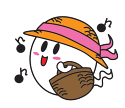 Ghost-kun cute egg sticker #2818639