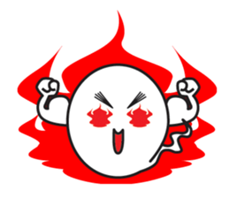Ghost-kun cute egg sticker #2818641