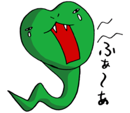 Cute snake sticker #2818944