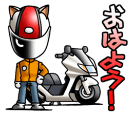 BIKE Cat Ear Rider's 2 SCOOTER  Japanese sticker #2818971