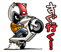 BIKE Cat Ear Rider's 2 SCOOTER  Japanese sticker #2818973