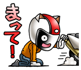BIKE Cat Ear Rider's 2 SCOOTER  Japanese sticker #2818977
