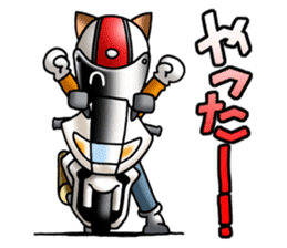 BIKE Cat Ear Rider's 2 SCOOTER  Japanese sticker #2818980