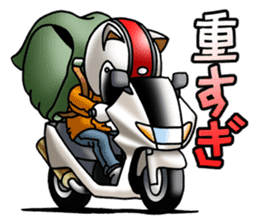 BIKE Cat Ear Rider's 2 SCOOTER  Japanese sticker #2818985