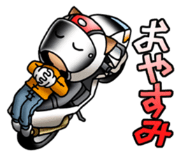 BIKE Cat Ear Rider's 2 SCOOTER  Japanese sticker #2818987