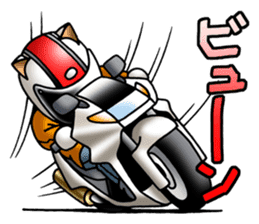 BIKE Cat Ear Rider's 2 SCOOTER  Japanese sticker #2818989