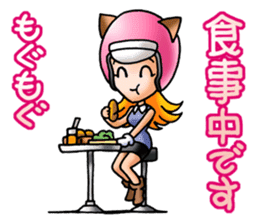 BIKE Cat Ear Rider's 2 SCOOTER  Japanese sticker #2819002