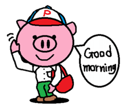 Brother of Ton-kun. English edition. sticker #2819614