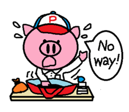 Brother of Ton-kun. English edition. sticker #2819615