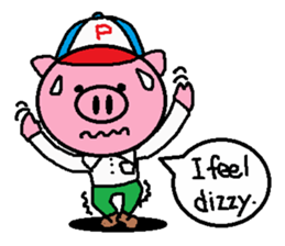 Brother of Ton-kun. English edition. sticker #2819625