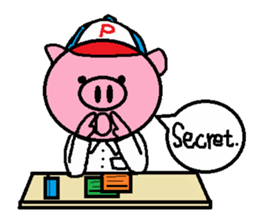 Brother of Ton-kun. English edition. sticker #2819630