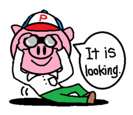 Brother of Ton-kun. English edition. sticker #2819632