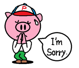 Brother of Ton-kun. English edition. sticker #2819636