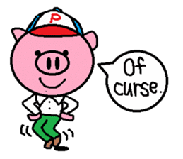 Brother of Ton-kun. English edition. sticker #2819641