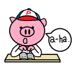 Brother of Ton-kun. English edition. sticker #2819646