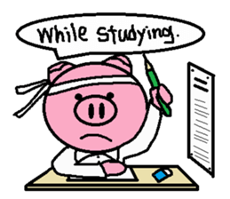 Brother of Ton-kun. English edition. sticker #2819649