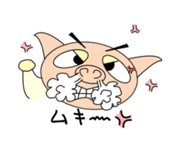 buta no buutaro sticker #2819738