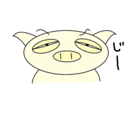 buta no buutaro sticker #2819755