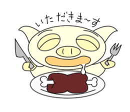 buta no buutaro sticker #2819761