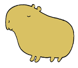 Capybara  life sticker #2820011