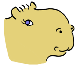 Capybara  life sticker #2820026