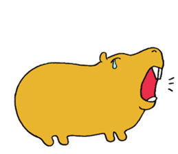 Capybara  life sticker #2820042