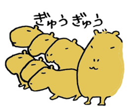 Capybara  life sticker #2820050