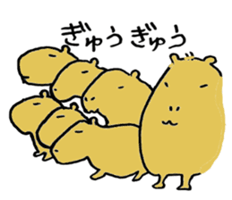 Capybara  life sticker #2820050
