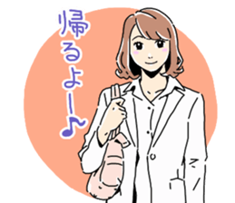 Lady's Talk Sticker sticker #2820101