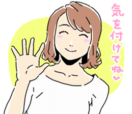 Lady's Talk Sticker sticker #2820103