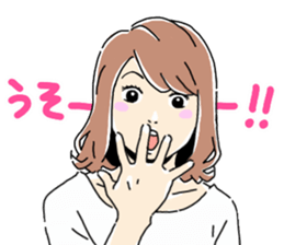 Lady's Talk Sticker sticker #2820118