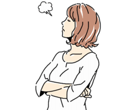 Lady's Talk Sticker sticker #2820123