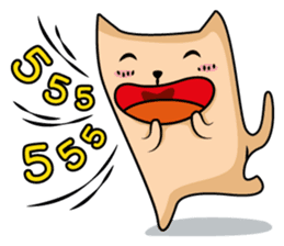 Neko colorful gang sticker #2820179