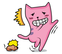 Neko colorful gang sticker #2820180