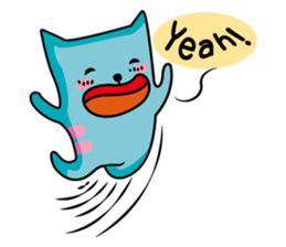 Neko colorful gang sticker #2820181