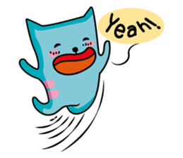 Neko colorful gang sticker #2820181